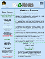 July Recycling Newsletter 2017 